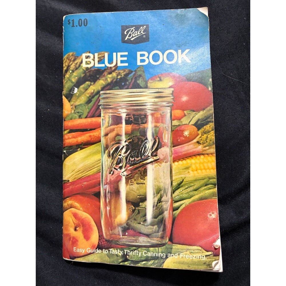 Vintage Ball Blue Book of canning and freezing recipes, 1970’s